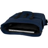 Vue 5 de Sac à dos pour ordinateur portable Joey de 15 L en toile recyclée GRS 15 pouces avec dessus enroulable