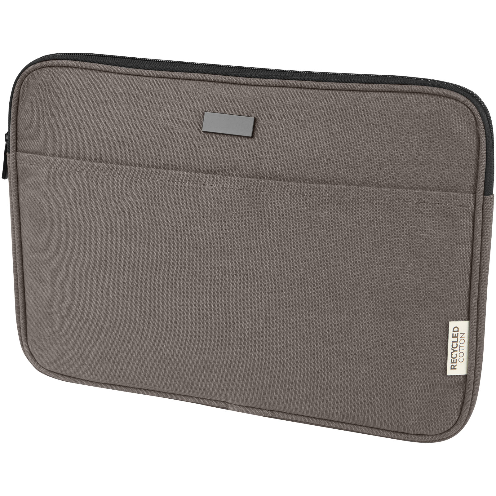 Housse pour ordinateur portable Joey de 2 L en toile recyclée GRS 14 pouces