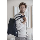Vue 5 de Sac shopping Madras en coton certifié GRS de 140 g/m2 de 7 L