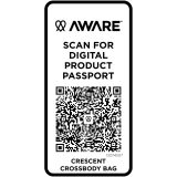 Vue 9 de Sac bandoulière recyclé Trace 500 g/m² Aware™