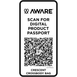 Vue 4 de Sac bandoulière recyclé Trace 500 g/m² Aware™