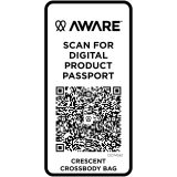 Vue 4 de Sac bandoulière recyclé Trace 500 g/m² Aware™
