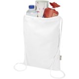Vue 3 de Sac de 5 L avec cordon Oregon Blend en coton recyclé 140 g/m² certifié GRS