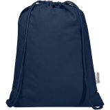 Vue 2 de Sac de 5 L avec cordon Oregon Blend en coton recyclé 140 g/m² certifié GRS