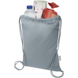 Vue 3 de Sac de 5 L avec cordon Oregon Blend en coton recyclé 140 g/m² certifié GRS