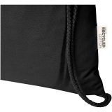 Vue 4 de Sac de 5 L avec cordon Oregon Blend en coton recyclé 140 g/m² certifié GRS