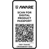 Vue 5 de Sac bandoulière de voyage Trip Aware™ de 1 L en matériaux recyclés