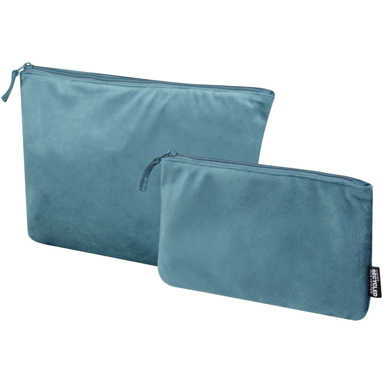 Set de trousses de toilette en velvet gomme recyclées GRS Swift
