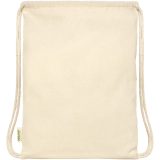 Vue 3 de Sac refermable à cordon Odisha de 5 L bio certifié OCS 100 g/m²
