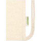 Vue 8 de Sac refermable à cordon Odisha de 5 L bio certifié OCS 140 g/m²