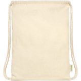 Vue 7 de Sac refermable à cordon Odisha de 5 L bio certifié OCS 140 g/m²