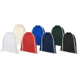 Vue 10 de Sac refermable à cordon Odisha de 5 L bio certifié OCS 140 g/m²