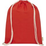 Vue 12 de Sac refermable à cordon Odisha de 5 L bio certifié OCS 140 g/m²