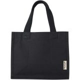 Vue 7 de Mini sac shopping Odessa à soufflet en coton recyclé de 9 L et 220 g/m² certifié GRS