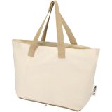 Vue 1 de Sac shopping Sierra pliable en coton recyclé GRS 140 g/m2 12 L