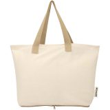Vue 2 de Sac shopping Sierra pliable en coton recyclé GRS 140 g/m2 12 L