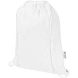 Vue 1 de Sac Peru Blend de 5 L avec cordon en coton recyclé 180 g/m2 certifié GRS