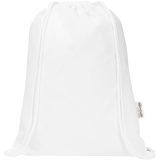 Vue 2 de Sac Peru Blend de 5 L avec cordon en coton recyclé 180 g/m2 certifié GRS