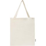 Vue 2 de Sac shopping à soufflets Madras en coton recyclé 140 g/m² certifié GRS 12L