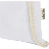 Vue 4 de Sac avec cordon Oregon en coton recyclé 140 g/m² certifié GRS