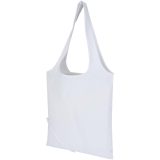 Vue 4 de Sac fourre-tout pliable en coton recyclé GRS « Madras Blend » 140 g/m², 7 L