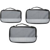 Vue 2 de Cubes de rangement recyclés Jet GRS - lot de 3
