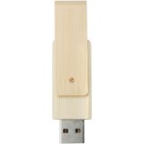 Vue 2 de Clé USB Rotate 4 Go en bambou