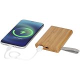 Vue 6 de Batterie de secours Tulda de 5 000 mAh en bambou