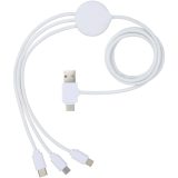 Vue 3 de Câble de charge 5-en-1 Pure avec additif antibactérien