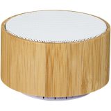 Vue 1 de Haut-parleur Bluetooth® en bambou Cosmos