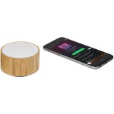 Vue 4 de Haut-parleur Bluetooth® en bambou Cosmos