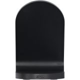Vue 3 de Socle de charge sans fil Loop de 15 W à double bobine en plastique recyclé