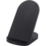 Vue 4 de Socle de charge sans fil Loop de 15 W à double bobine en plastique recyclé