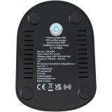 Vue 5 de Socle de charge sans fil Loop de 15 W à double bobine en plastique recyclé