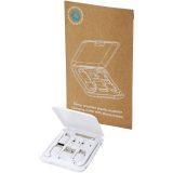 Vue 4 de Câble de recharge modulaire en plastique recyclé Savvy avec support de téléphone