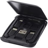 Vue 8 de Câble de recharge modulaire en plastique recyclé Savvy avec support de téléphone
