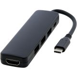 Vue 1 de Adaptateur multimédia en plastique recyclé Loop RCS USB 2.0-3.0 avec port HDMI