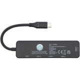 Vue 3 de Adaptateur multimédia en plastique recyclé Loop RCS USB 2.0-3.0 avec port HDMI