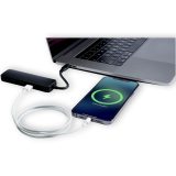 Vue 4 de Adaptateur multimédia en plastique recyclé Loop RCS USB 2.0-3.0 avec port HDMI