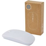 Vue 3 de Souris sans fil Menlo en plastique recyclé certifié RCS