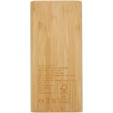Vue 3 de Batterie de secours Tulda de 10,000 mAh en bambou