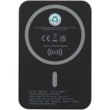Vue 3 de Batterie de secours Acrab magnétique sans fil de 5 000 mAh et 15 W avec PD de 20 W - fabriquée en plastique recyclé