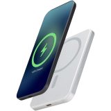 Vue 1 de Batterie externe magnétique Avis 5000 mAh en aluminium recyclé RCS