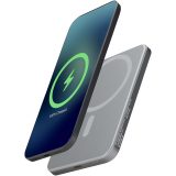 Vue 7 de Batterie externe magnétique Avis 5000 mAh en aluminium recyclé RCS