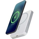Vue 1 de Batterie externe magnétique Avis 10 000 mAh en aluminium recyclé RCS
