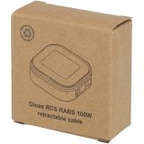 Vue 7 de Câble rétractable 5 en 1 Gloas en matériaux recyclés pour synchronisation de données et charge rapide de 100 W avec kit d’out