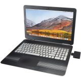 Vue 8 de Hub USB 4 ports Gaia avec sortie USB-A et Type-C et double entrée - fabriqué en plastique recyclé