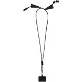 Vue 4 de Tour de cou Funi pour smartphone en plastique recyclé avec synchronisation des données intégrée et câble 5 en 1 pour charge r