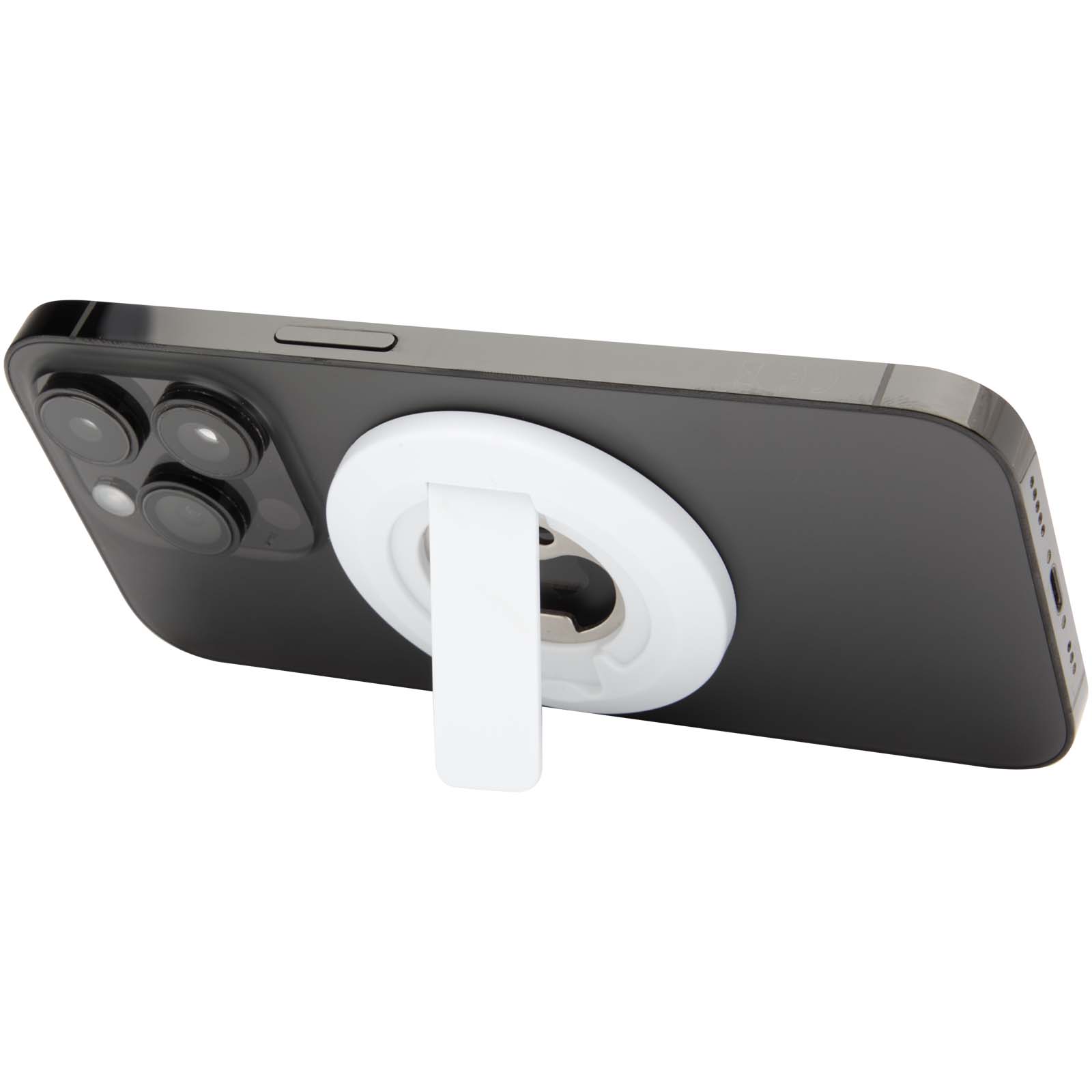 Support de téléphone magnétique Ain en plastique recyclé avec décapsuleur