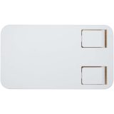 Vue 2 de Support de téléphone de bureau Alfirk pliable en plastique recyclé avec détails en bambou